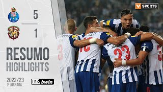 Highlights  Resumo FC Porto 51 Marítimo Liga 2223 1 [upl. by Craddock]