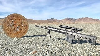 Are Sewer Lids BulletProof  heavy sniper rifle 50cal [upl. by Louanne]