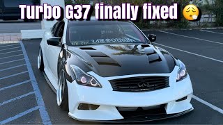 Good News My G37 Single Turbo is Back on the Road [upl. by Ahseikram]