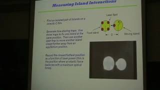 Applications of Optical Tweezers  Islands on Liquid Crystal Films [upl. by Tut]