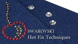 Artbeads Quick Tutorial  Swarovski Hotfix Techniques with Nick Regine [upl. by Humo]