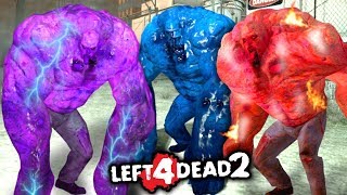 SUPER TANKS CON PODERES Left 4 Dead 2 Mods Funny Moments con Amigos Lechu [upl. by Phedra]