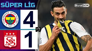 Fenerbahçe 41 Sivasspor  Fenerbahçe Sivasspora karşı gol oldu yağdı [upl. by Aihsakal]