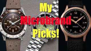 My Microbrand Picks 20 BrandsWatches [upl. by Egiap]