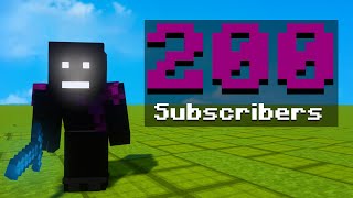 I HIT 200 SUBSCRIBERS minecraft lunarclient minemen [upl. by Eiznekam]