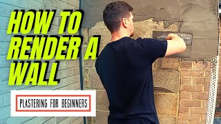 How To Render A Wall  COMPLETE BEGINNERS GUIDEFULL PROCESS [upl. by Landahl]