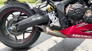 CBR650R akrapovic DB Killer 四孔蠍 SH6R12HAFT [upl. by Radie9]