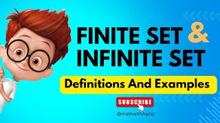 Finite and Infinite Set  concept of finite and Infinite Sets in Mathematics maths mathematics [upl. by Narahs634]