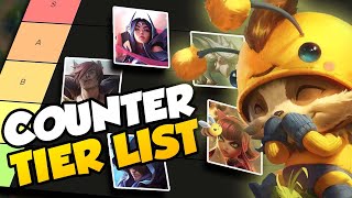 THE ULTIMATE TEEMO COUNTER TIER LIST  League of Legends [upl. by Goodden]