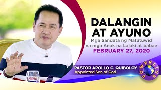 Dalangin at Ayuno by Pastor Apollo C Quiboloy • Powerline [upl. by Eelytsirk140]