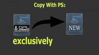 How to Copy OPL to a New ps2 Memory Without any apps or Programs  Exclusive [upl. by Clarhe]