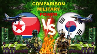 North Korea vs South Korea Military Strength 2024  North Korea vs South Korea Comparison Video [upl. by Annabel]