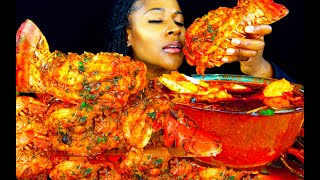 KING CRAB SEAFOOD BOIL MUKBANG  SEAFOOD  MUKBANG  DESHELLED LOBSTER  SEAFOOD BOIL  ASMR EATING [upl. by Babby517]