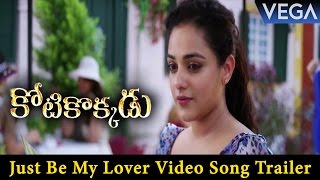 Just Be My Lover Video Song Trailer  Kotikokkadu Latest Telugu Movie Song  Sudeep Nithya Menen [upl. by Weisbart]