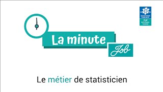 La minute job 4  le métier de statisticien [upl. by Andee]