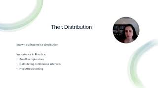 The t Distribution [upl. by Paz]