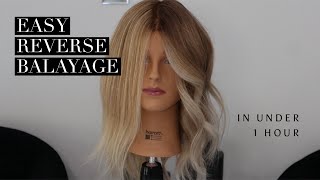 Easy Reverse Balayage in Under 1 Hour [upl. by Emily81]