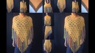 How to Crochet Purple Rain Shawl Pattern 366│by ThePatternFamily [upl. by Ahsimek]