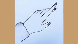 Hands drawing for beginners with pencil sketchStep by step [upl. by Eilsek]