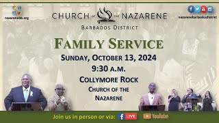 Nazarene Barbados District Family Service Quarterly  October 13 2024 [upl. by Nevarc40]