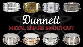 Dunnett Snare Drum Showcase  Which is Best For You [upl. by Malaspina]