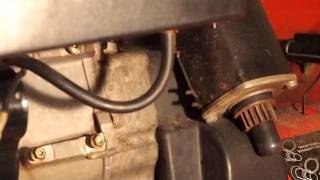 Fixing light on troy bilt 8526 snow blower [upl. by Atoked]