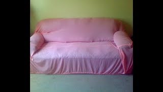 DIY Simple Quick amp Easy Sofa Cover  MATV [upl. by Eneja]