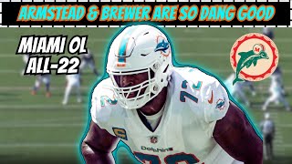 Film Breakdown The Miami Dolphins OL Dominated the Bills Front  Aaron Brewer  Terron Armstead [upl. by Najed]