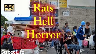 Hell Rats Horror Homeless Los Angeles California Skid Row [upl. by Kurth375]