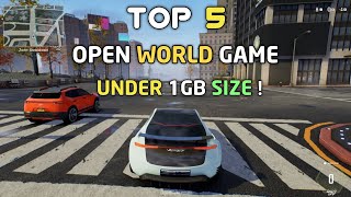 TOP 5 HIGH GRAPHICS OPEN WORLD PC GAMES UNDER 1GB SIZE 2022 [upl. by Gardy]