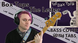 Box Tops  The Letter Bass Cover with tabs [upl. by Iliram]