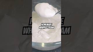 HOMEMADE WHIPPED CREAM  HOW TO MAKE WHIPPED CREAM [upl. by Inverson]