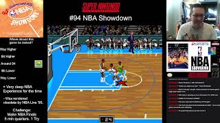 SNES Countdown  94 NBA Showdown Part 2 [upl. by Aihk738]