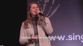 Psalm 150 Psalm Project  Looft God  Singin Veenendaal 15 mei 2021 [upl. by Leschen]