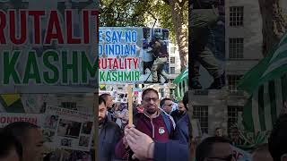 UK Kashmir Community Protests for Land Freedom and End to Occupation [upl. by Naujahs]