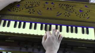 How to play  Om Namah Shivaya complete on Harmonium [upl. by Gombach]