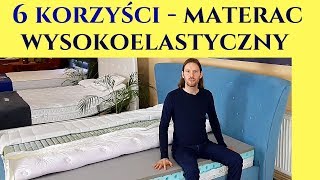 6 Korzyści ze spania na materacu wysokoelastycznym [upl. by Aihsela881]