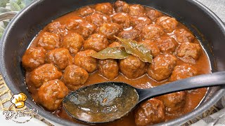 Tienes que probar ÉSTA Receta de Albóndigas en salsa Quedaran SORPRENDIDOS [upl. by Anaic686]