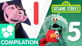 Sesame Street Learn to count to 5  Counting Songs Compilation [upl. by Helyn]