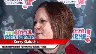 2012 Scotties Tournament of Hearts Draw 15 Media Scrum [upl. by Rehtaef]