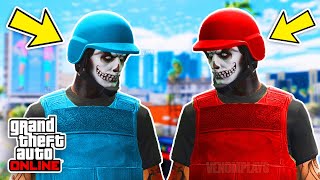 GTA 5 SOLO COLORED BULLETPROOF HELMET GLITCH HOW TO GET ALL COLORED BP HELMET GLITCH 158 [upl. by Gnilrac]