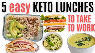 EASY KETO LUNCHES FOR WORK [upl. by Nimrahc]