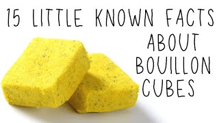 What Are Bouillon Cubes 15 Little Known Facts About This Popular Ingredient [upl. by Eicam]