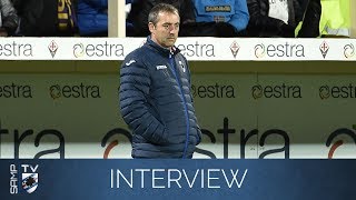 FiorentinaSampdoria Giampaolo «Qualificazione buttata» [upl. by Murphy]