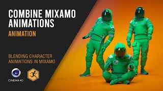 How to Combine Mixamo Animations in Cinema 4D [upl. by Aes900]