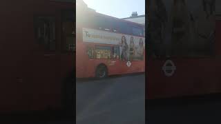 LX09FBF E115 Enviro 400 on route 291 leaving Woolwich Arsenal Station [upl. by Maureen]