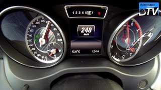 2014 Mercedes CLA 45 AMG 360hp  0254 kmh acceleration 1080p [upl. by Yesteb]