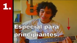 001 Clases de guitarra para principiantes  aprende tu primera canción ahora hoy quotwonderwallquot [upl. by Zeena681]