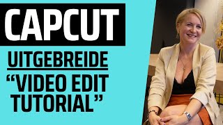 CapCut Edit Tutorial knippen muziek ondertiteling in en uitzoomen [upl. by Dayiz536]