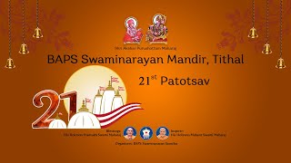 21st Patotsav Sabha by BAPS Swaminarayan MandirTithal 30122020 [upl. by Casanova]